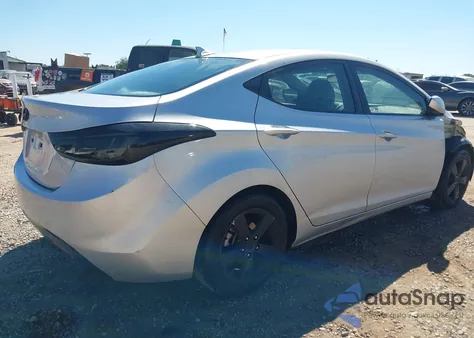 2013 Hyundai Elantra Gls from USA, damaged, VIN KMHDH4AE1DU997256